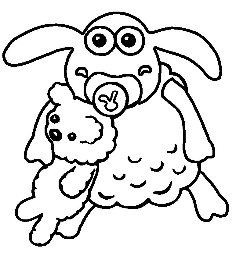 Zeichnen frei Shaun das Schaf Niedlich