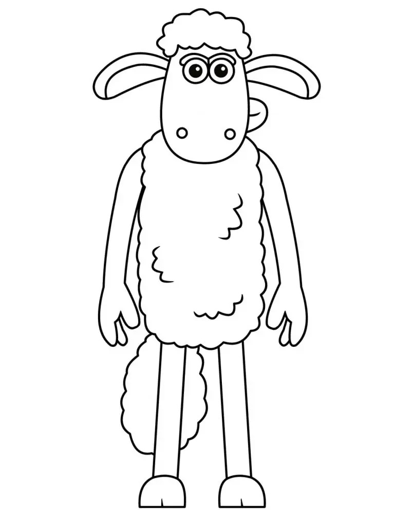 Zeichnen frei Shaun das Schaf