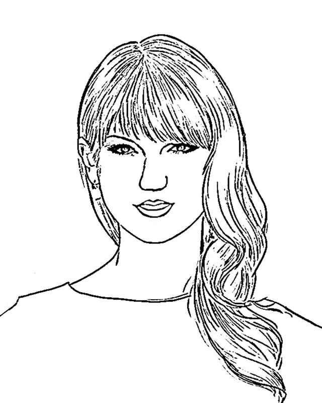Zeichnung von Taylor Swift
