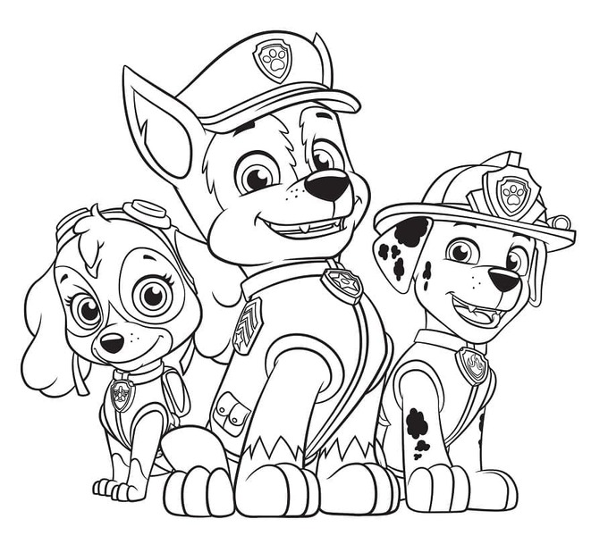 Druckbar Skye Paw Patrol