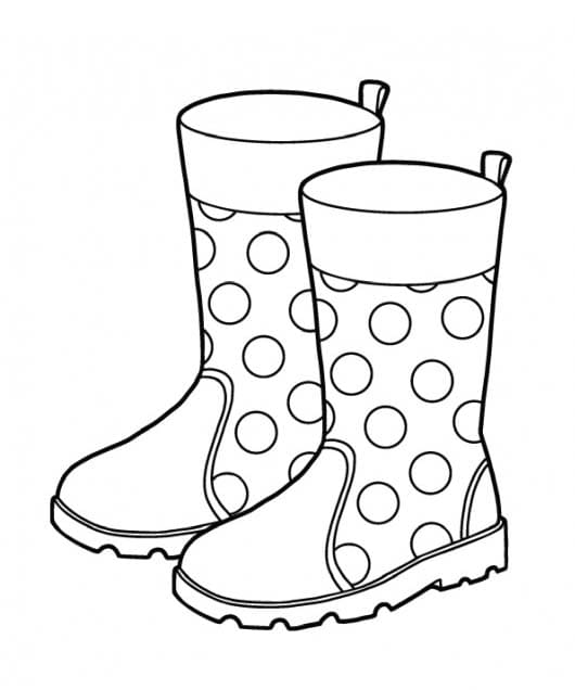 Gummistiefel Kostenlose druckbare