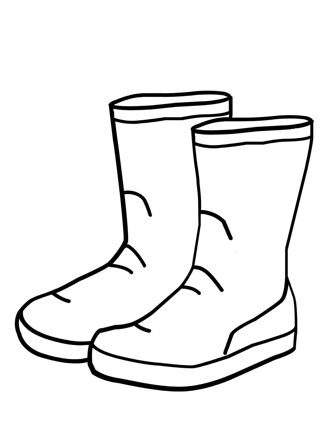 Gummistiefel druckbare