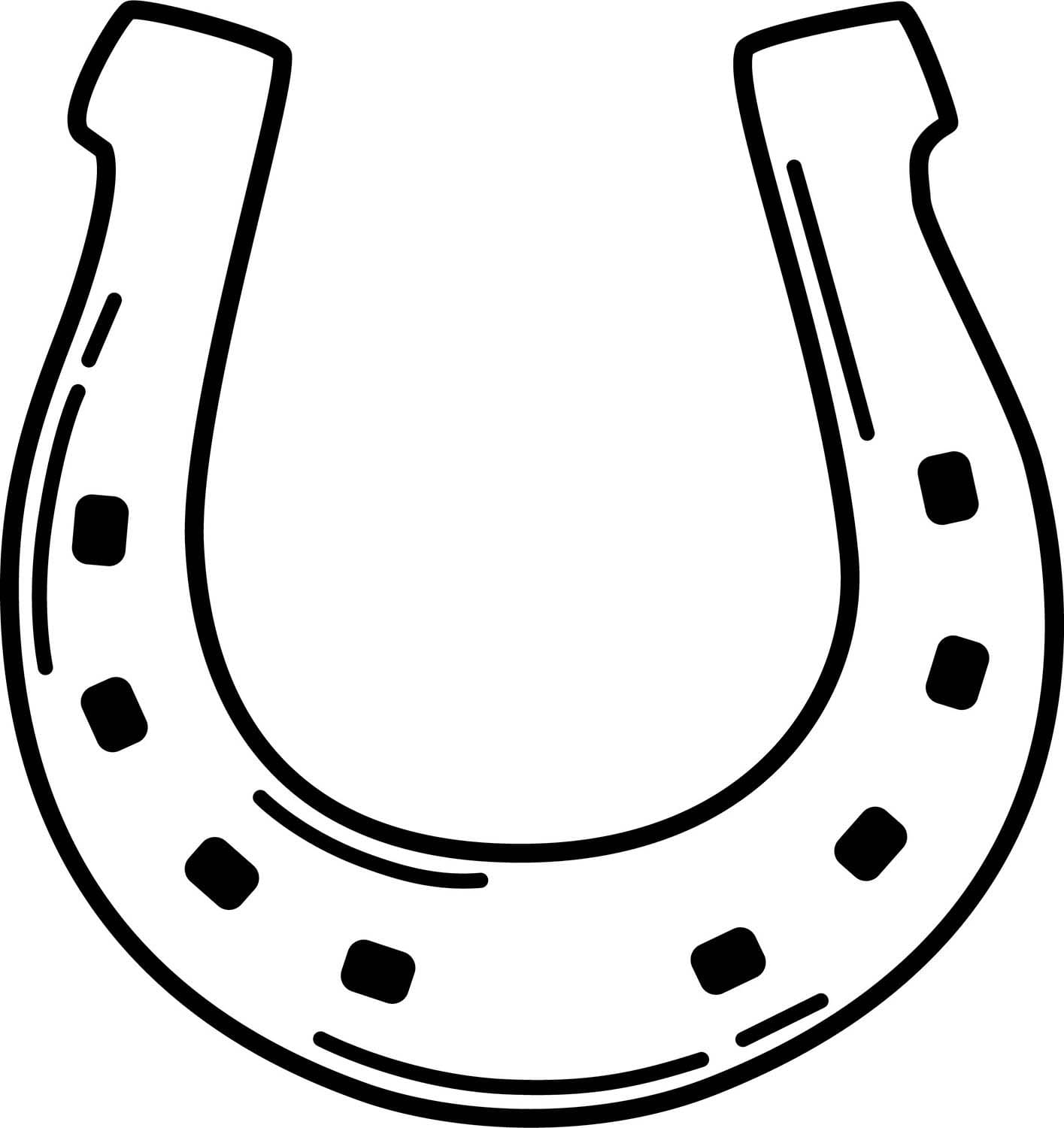 Hufeisen druckbar