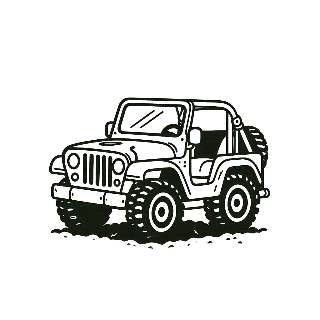 Jeep zum Ausdrucken