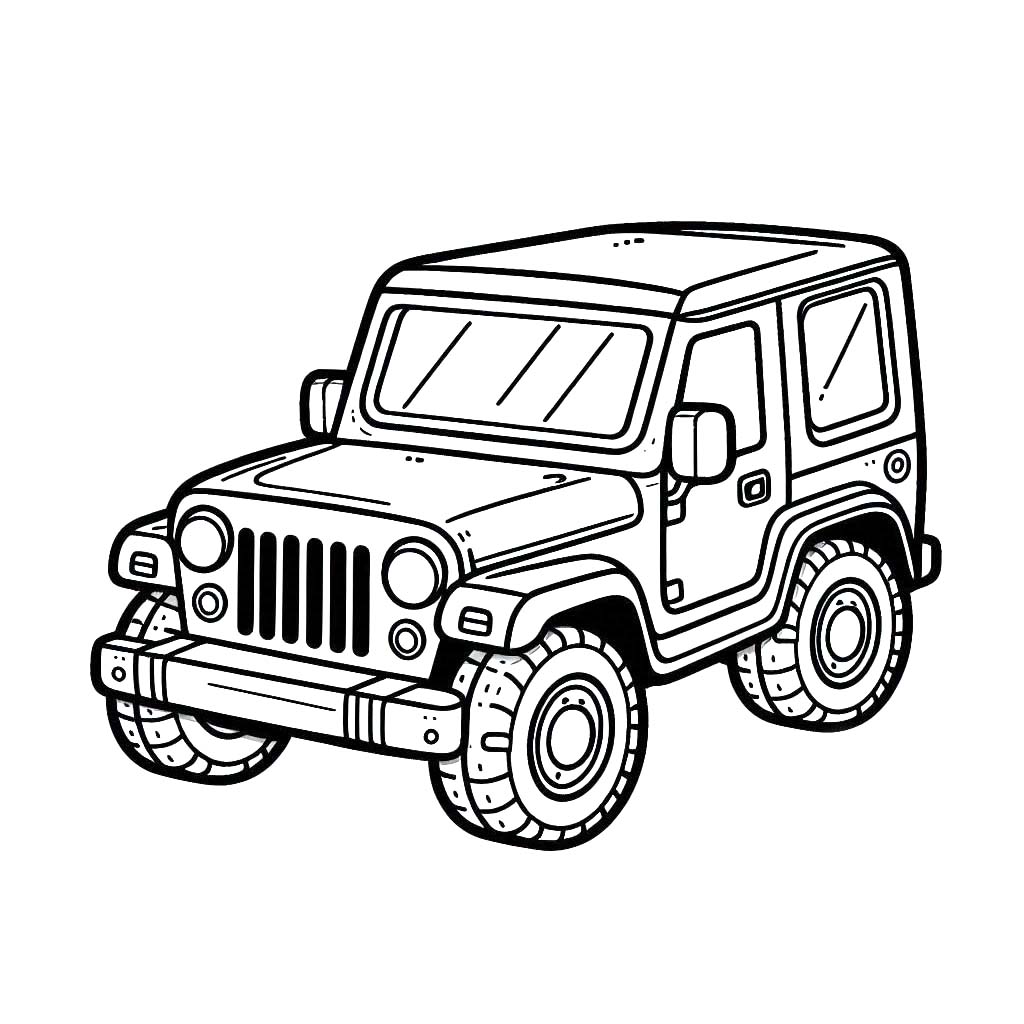 Kostenlos druckbar Jeep