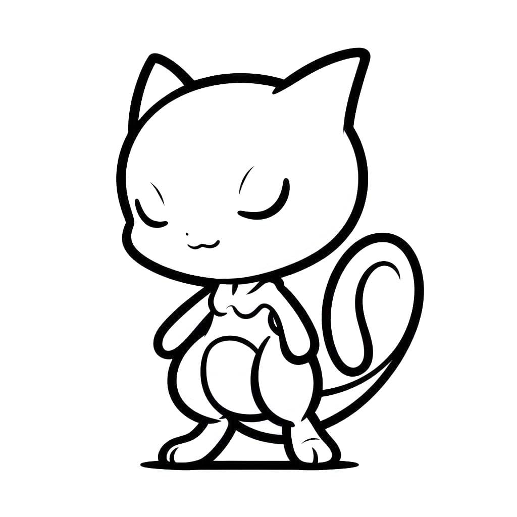 Mewtu druckbar