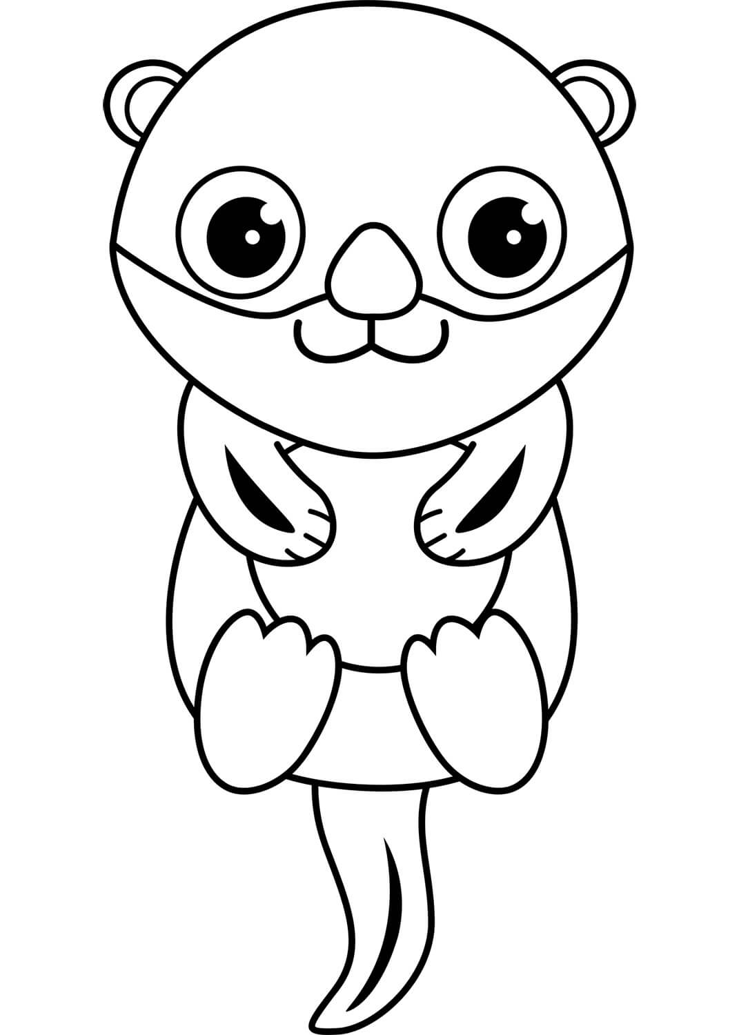 Otter sehr Niedlich