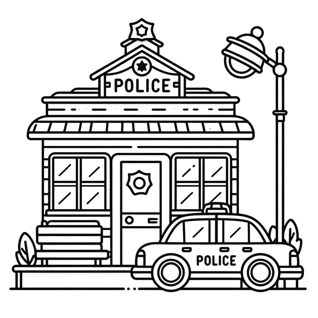 Polizeiwache zum Ausdrucken