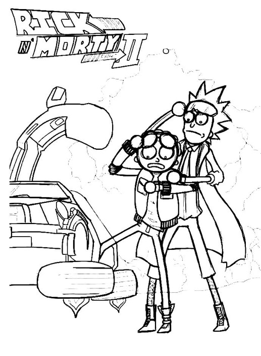Rick and Morty zum Ausdrucken