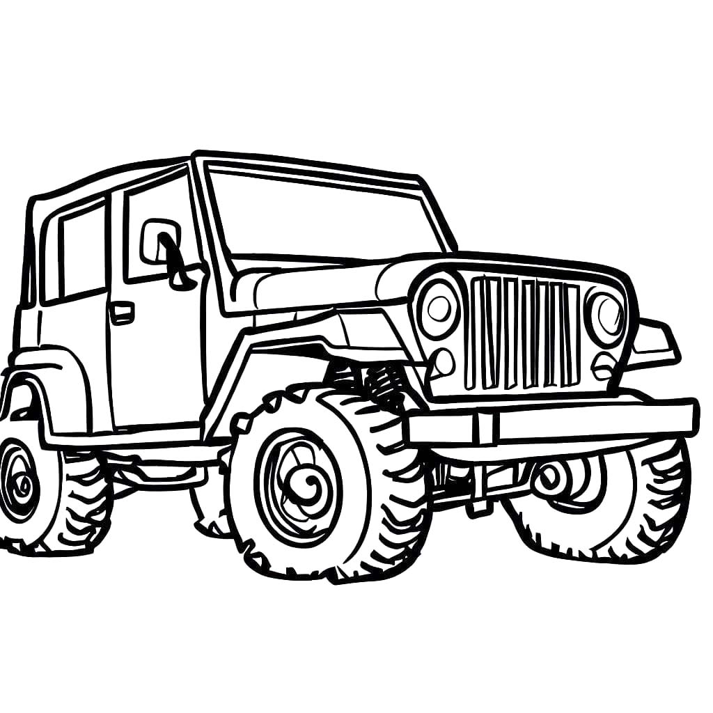 Zeichnen Jeep 3