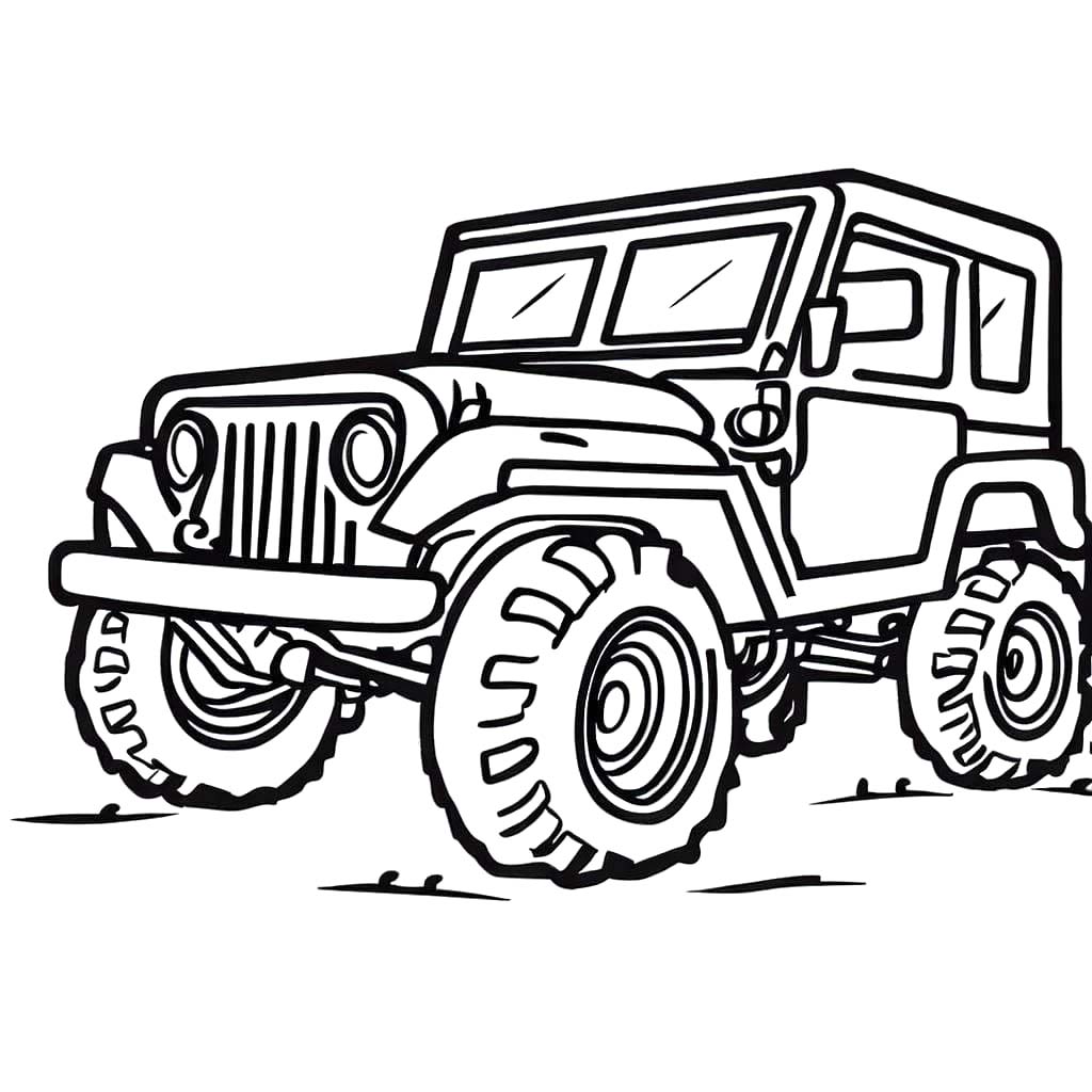 Zeichnen Jeep 4