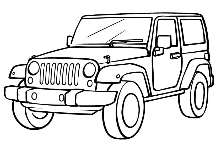 Zeichnen Jeep 5