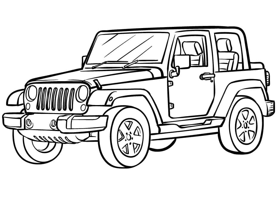 Zeichnen Jeep 6
