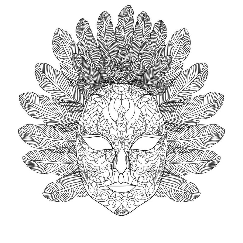 Zeichnen Masken basisch