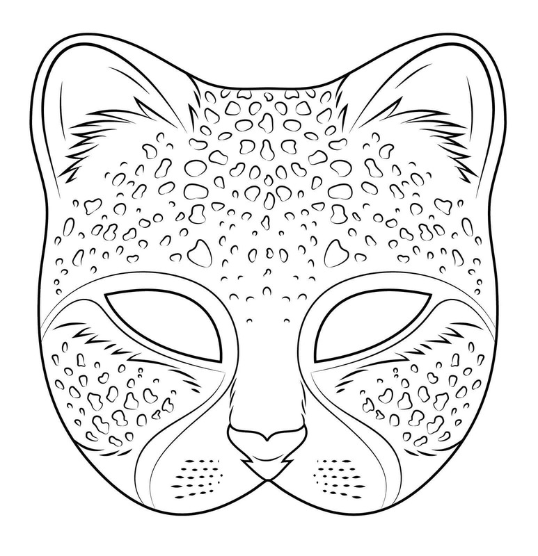 Zeichnen Masken für Kinder
