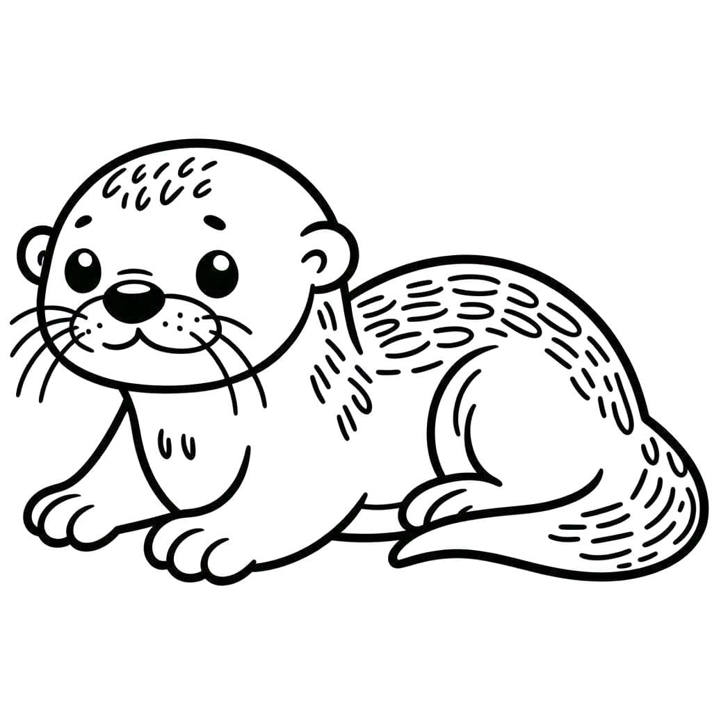 Zeichnen Otter 1