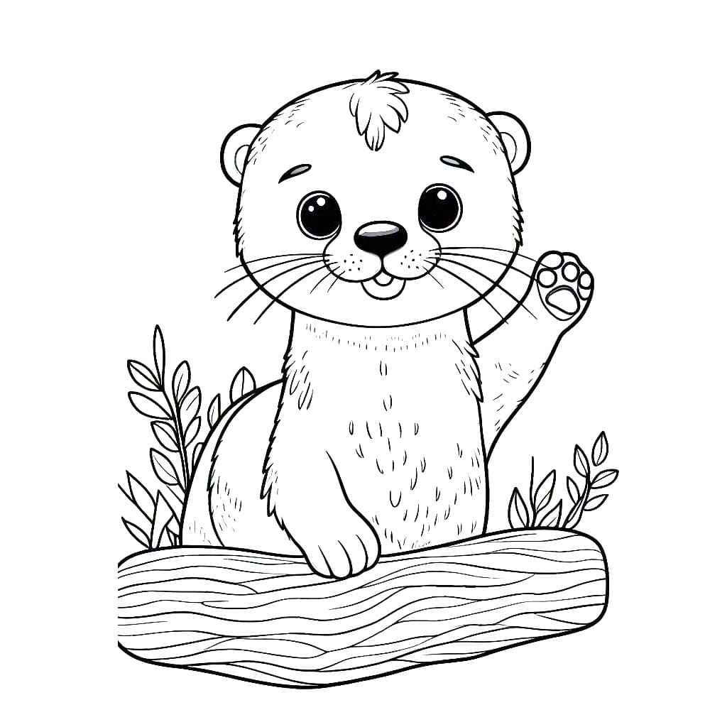 Zeichnen Otter 3