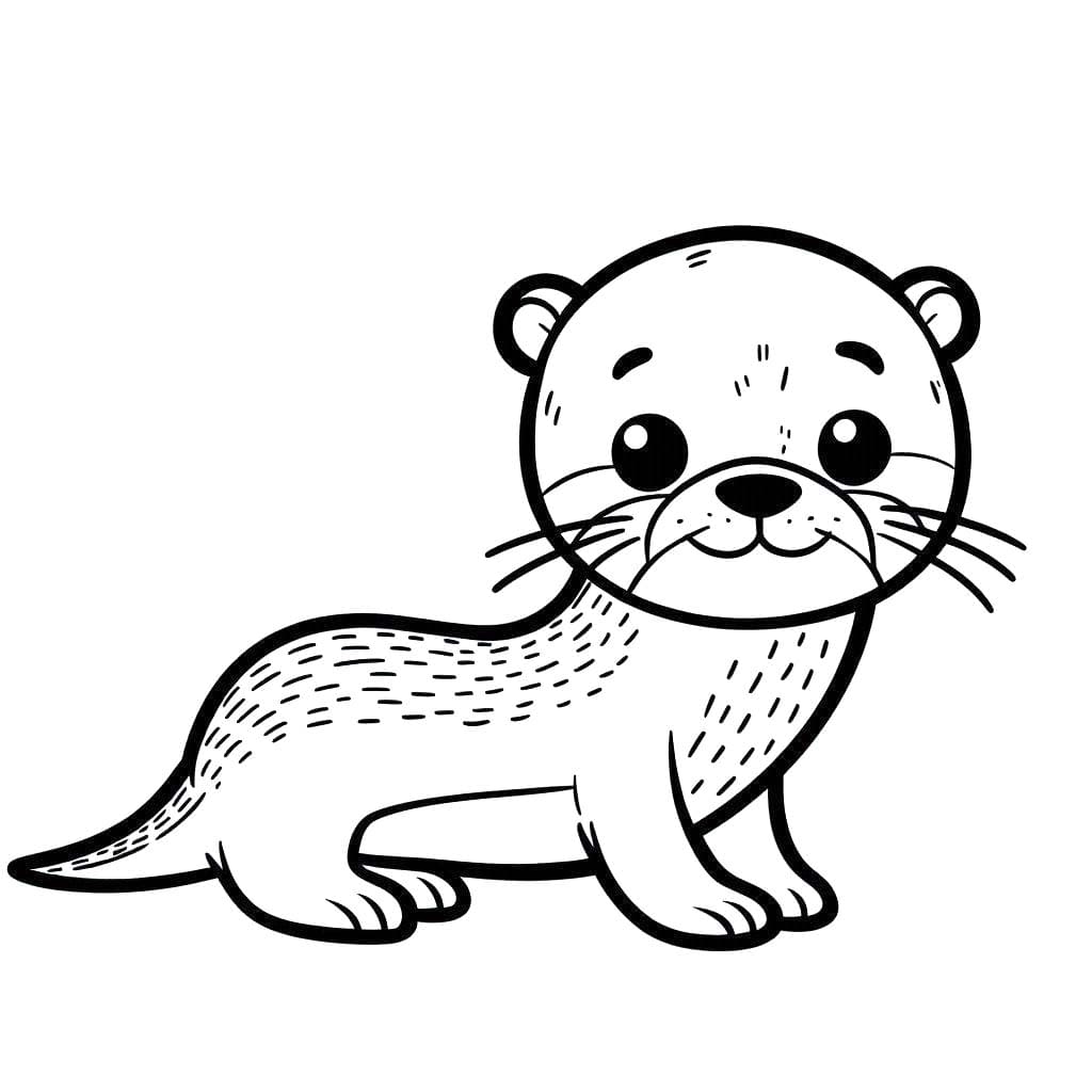 Zeichnen Otter 6