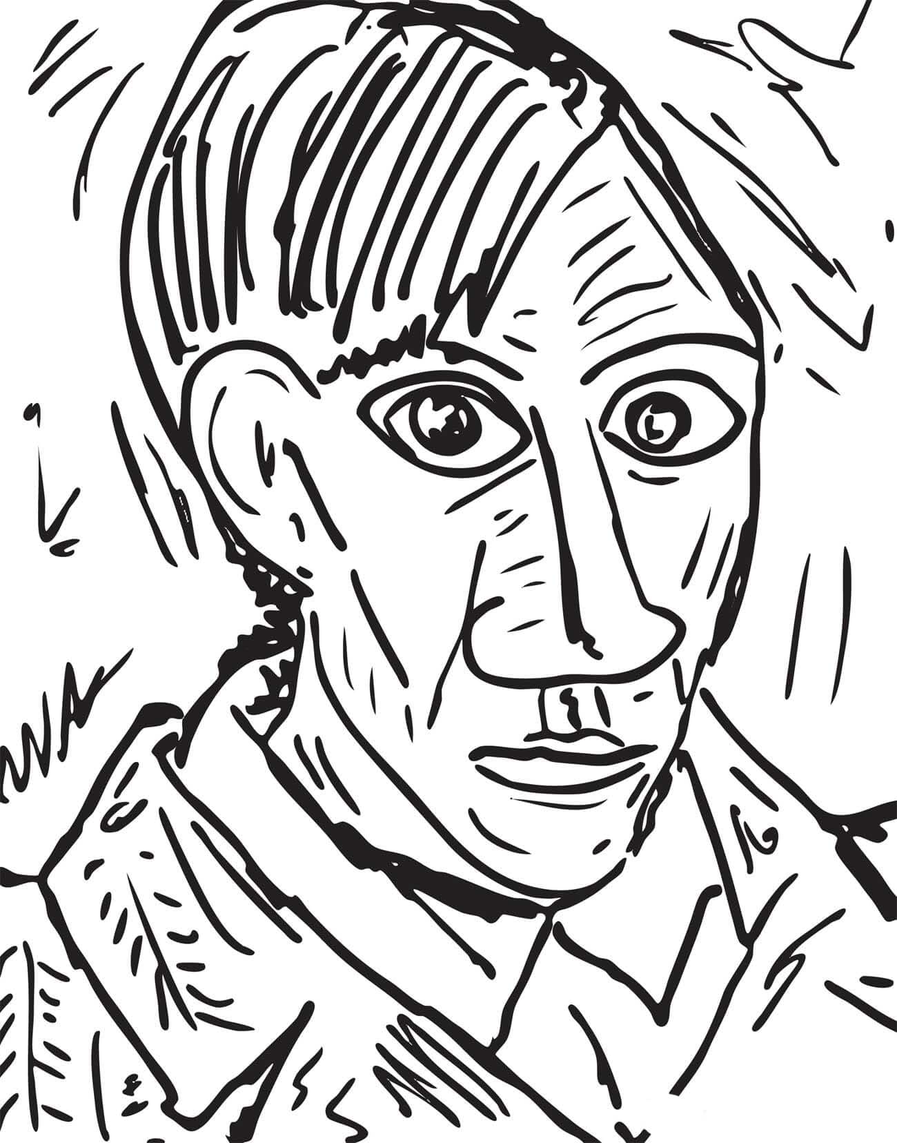 Zeichnen Picasso druckbar basisch