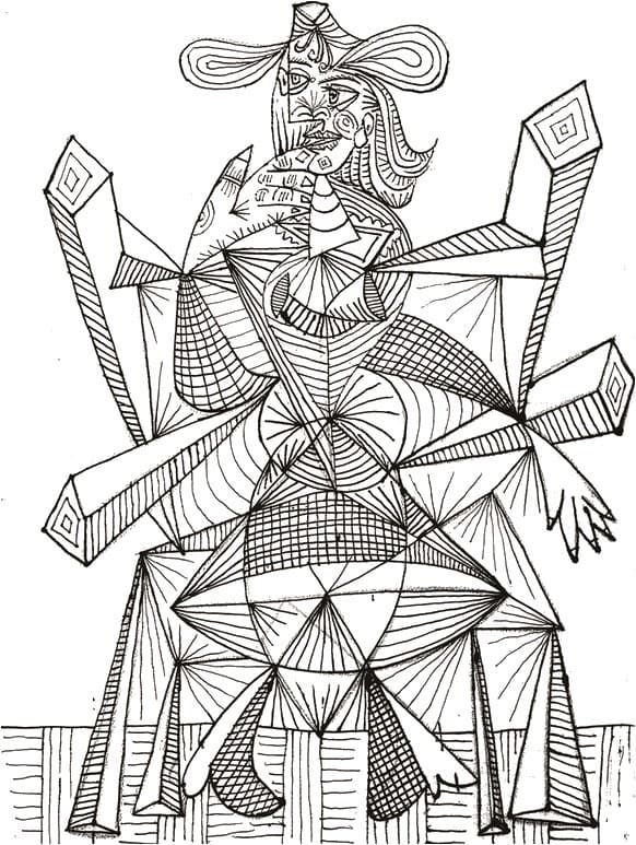 Zeichnen Picasso druckbar