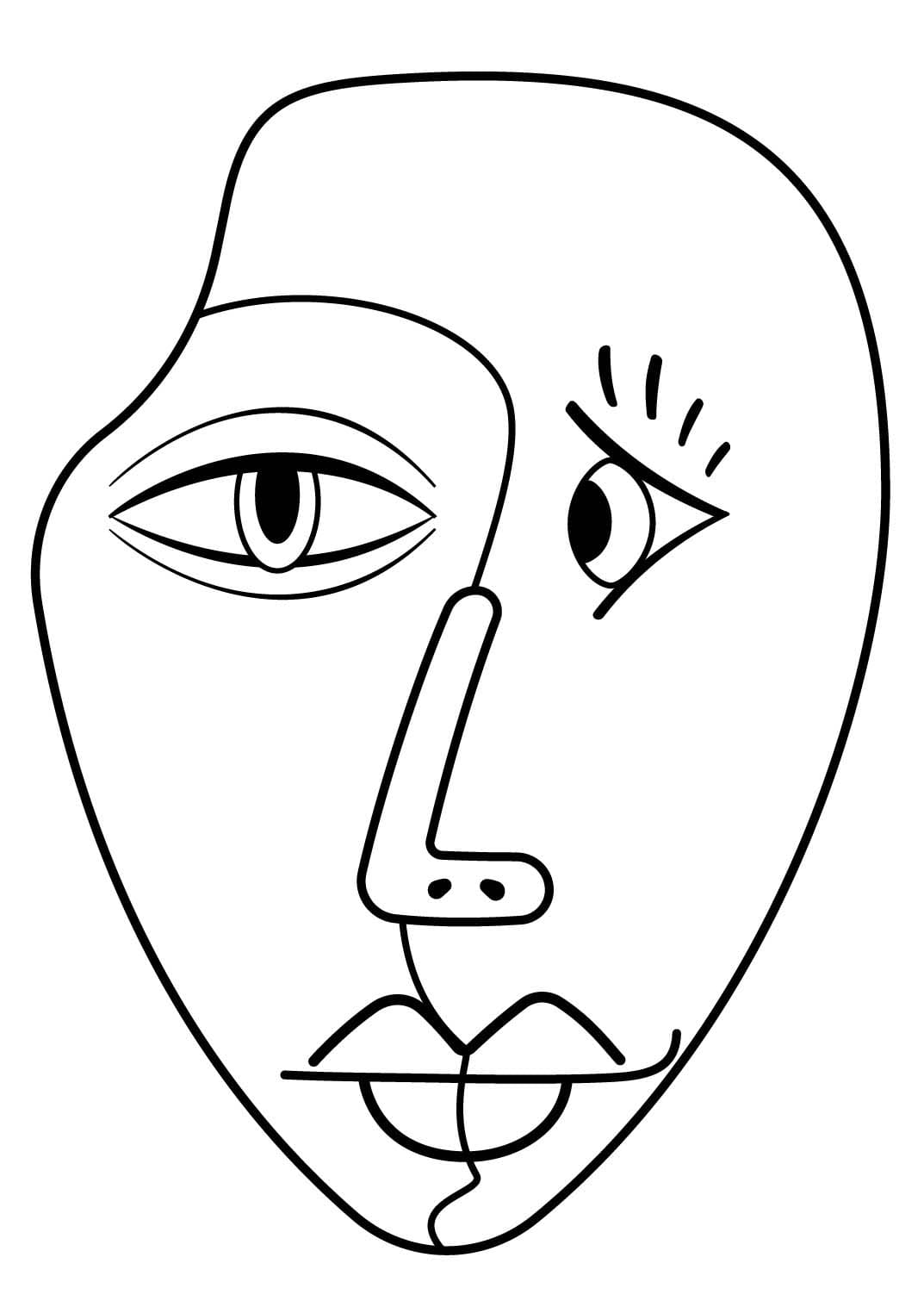 Zeichnen Picasso einfach