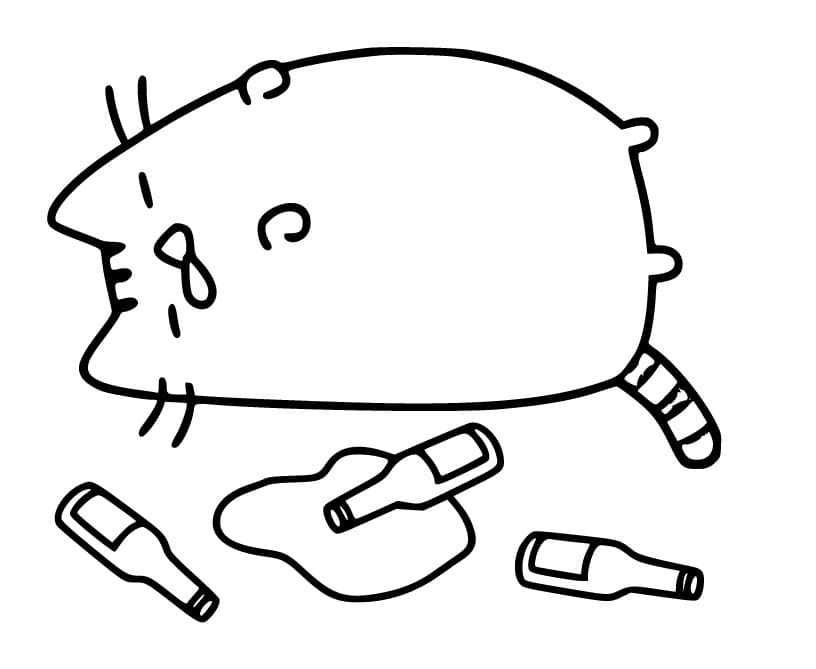 Zeichnen Pusheen 5