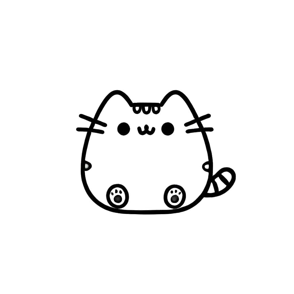 Zeichnen Pusheen basisch