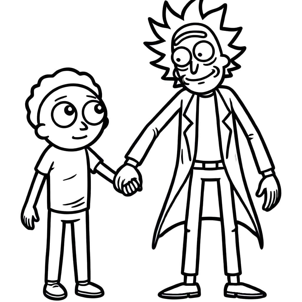 Zeichnen Rick and Morty 4