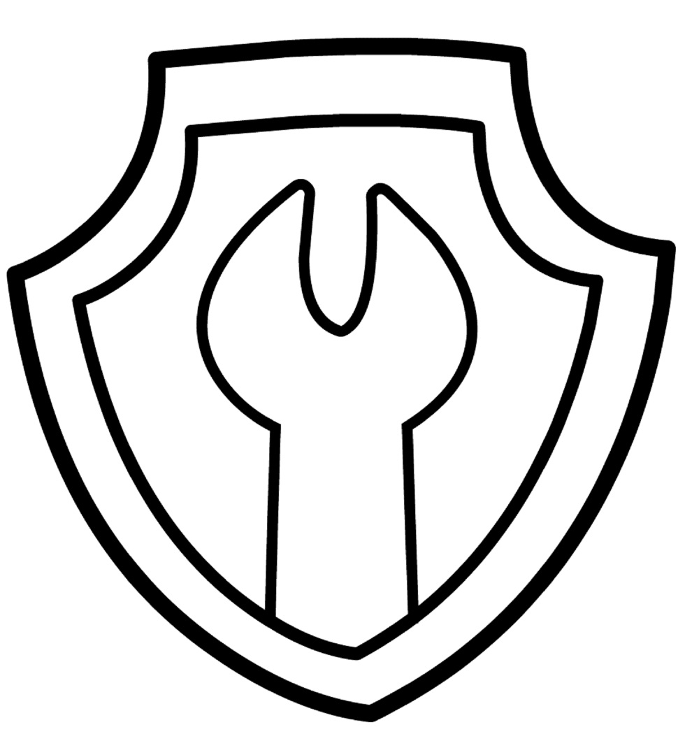 Zeichnen Rubble Paw Patrol Logo