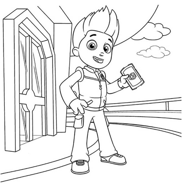Zeichnen Ryder Paw Patrol Niedlich