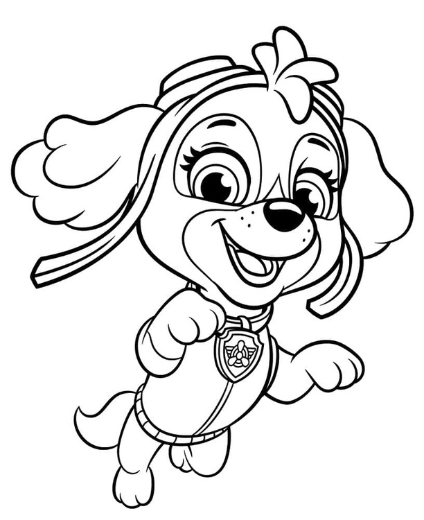 Zeichnung von Skye Paw Patrol 2