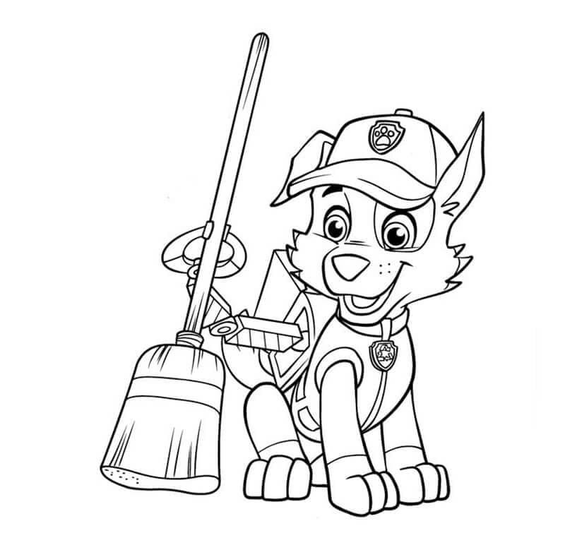 Zum Ausdrucken Rocky Paw Patrol