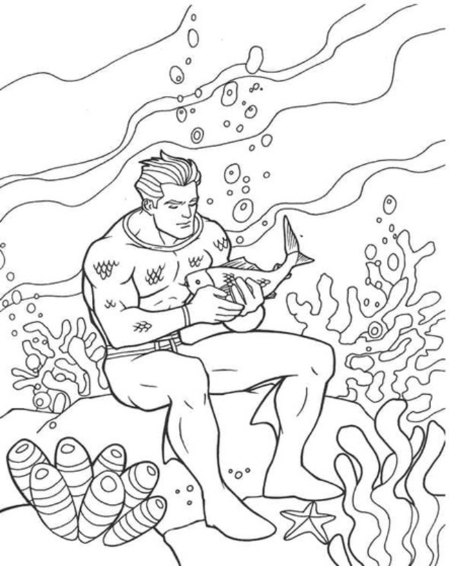 Aquaman basisch bei Kindern