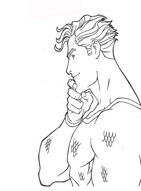 Aquaman skizzieren