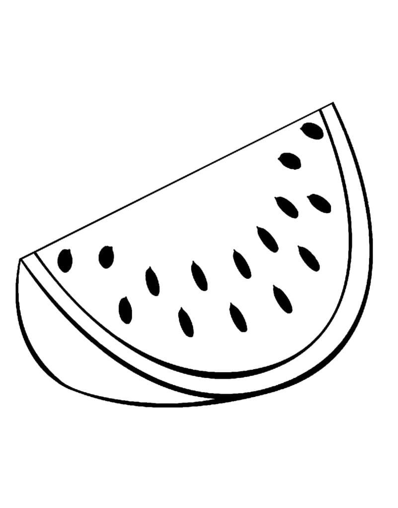 Bild Wassermelone druckbar