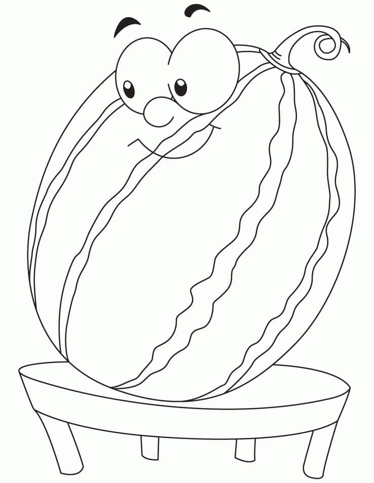 Bild Wassermelone zum Ausdrucken