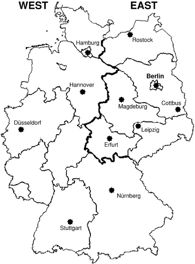 Deutschland Karte druckbar