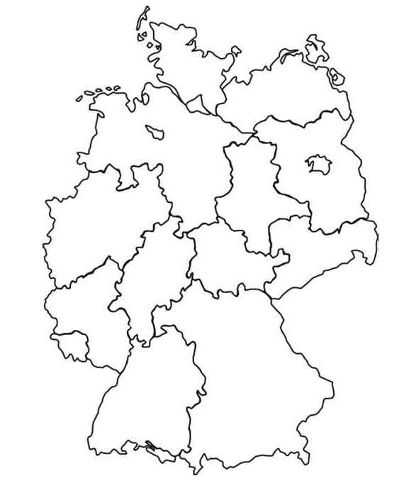 Deutschland Karte kostenlos druckbar