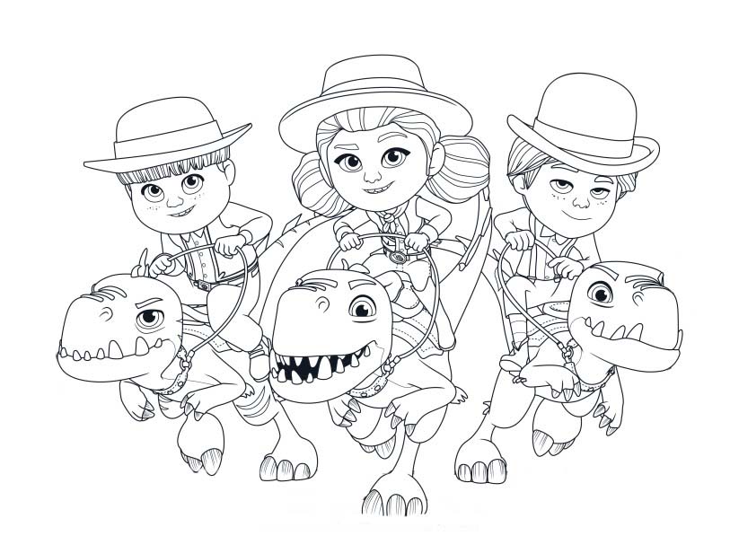 Dino Ranch einfach bei Kindern