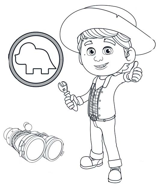 Dino Ranch zum Ausdrucken für Kinder