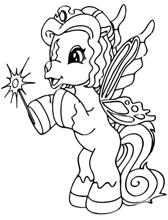 Filly Pferdchen druckbar