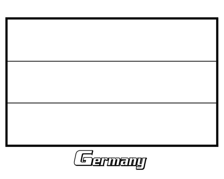 Flagge Deutschland kostenlos druckbar