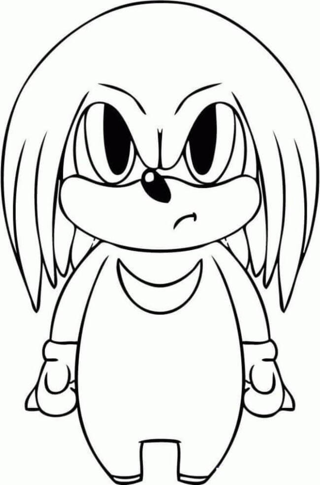 Knuckles kostenlos druckbare einfach