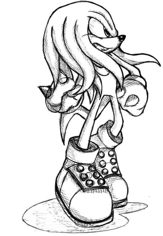Knuckles zum Ausdrucken