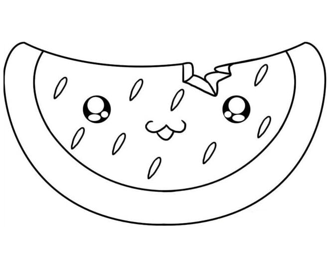 Wassermelone druckbar