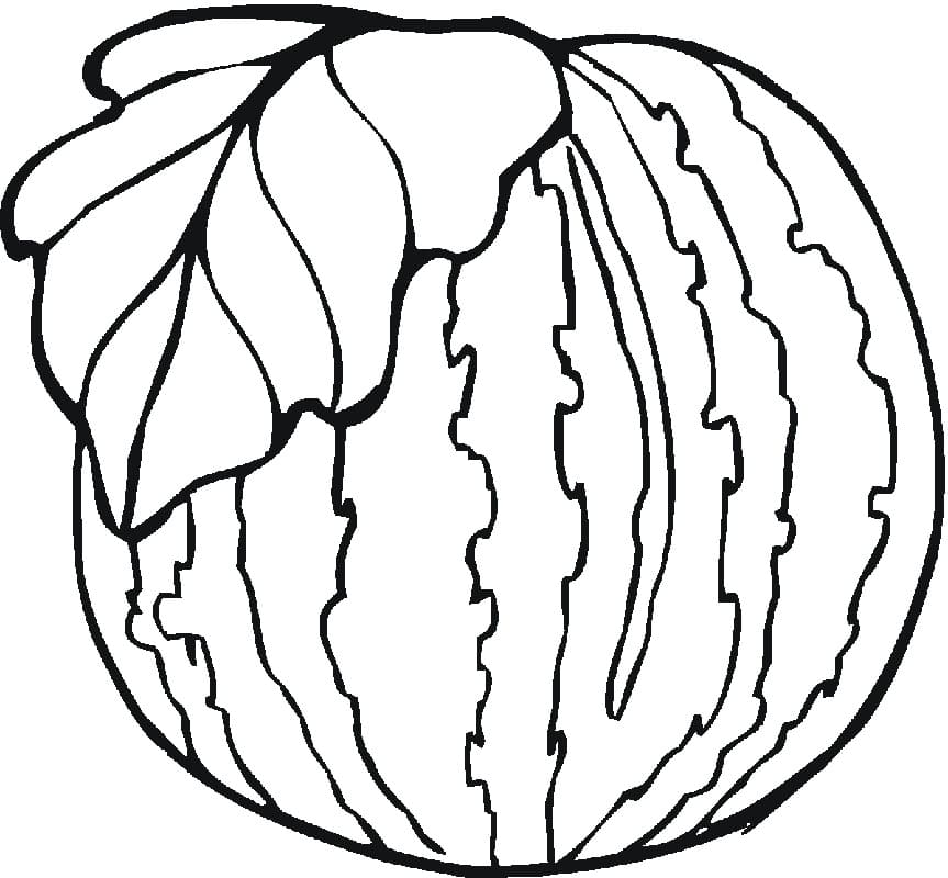 Ausmalbilder Wassermelone