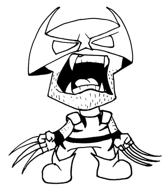 Wolverine kostenlos druckbare einfach