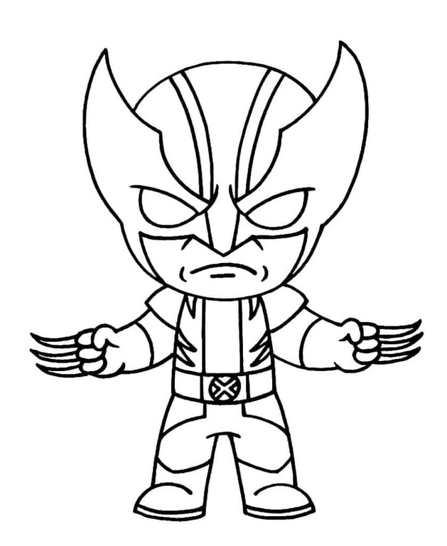 Wolverine zum Ausdrucken