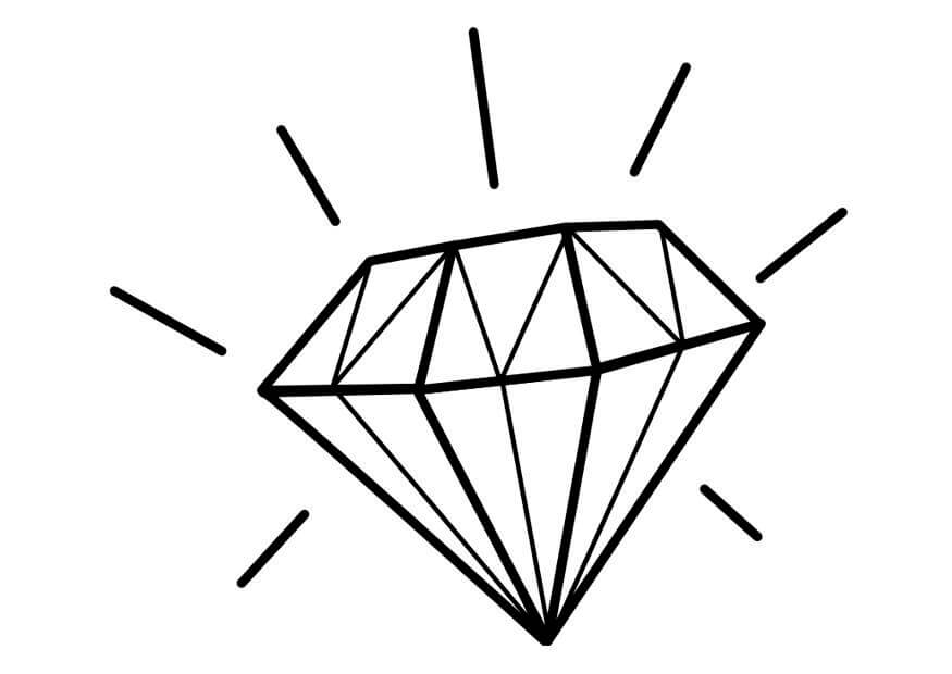 Zeichnen Diamant 1