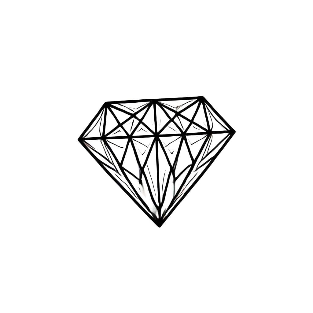 Zeichnen Diamant 4